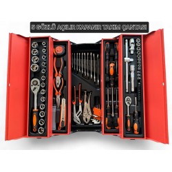 MELZOHOME AÇILIR KAPANIR METAL SANDIK ÇANTA FUL SET 