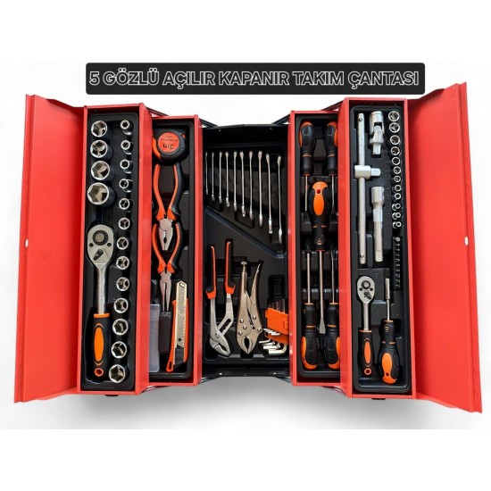 MELZOHOME AÇILIR KAPANIR METAL SANDIK ÇANTA FUL SET 