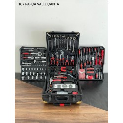 MELZOHOME 190 PARÇA FULL SET VALİZ TAKIM ÇANTASI 