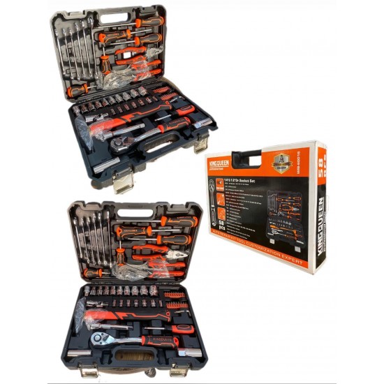 MELZOHOME 58 PC 72 DİŞ TAKIM ÇANTASI TAMİR SETİ 