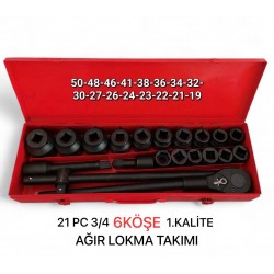 MELZOHOME 21PARÇA AĞIR LOKMA TAKIMI 3.4 YARIM PARMAK 